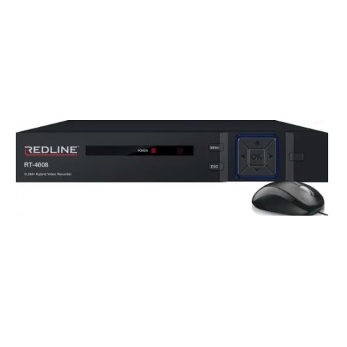 ΚΑΤΑΓΡΑΦΙΚΟ ΠΕΝΤΑΒΡΥΔΙΚΟ REDLINE XVR 8CH 4MP RT-4008