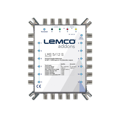 Lemco 5x12 Single Multiswitch