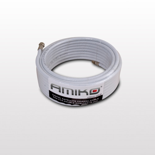 Καλώδιο ΑΜΙΚΟ RG6 με F connector 20m
