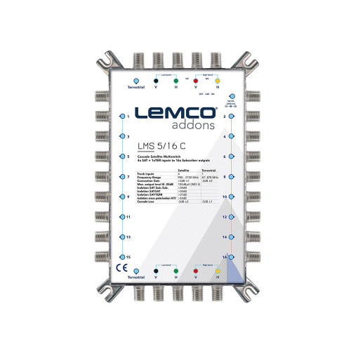Lemco 5x16 Cascade Multiswitch