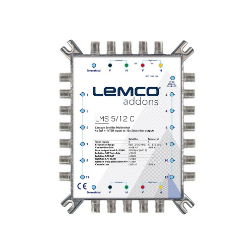 Lemco 5x12 Cascade Multiswitch