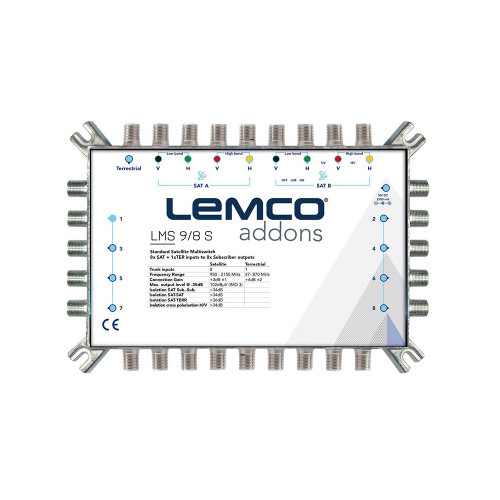 Lemco 9X8 Single Multiswitch