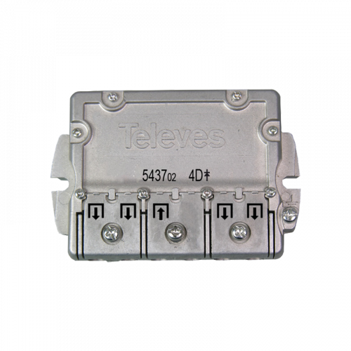 543702 splitter 4 ways Easy-F 5-2400 MHz DC pass